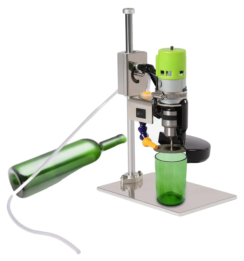 Coupe-bouteille en verre électrique 150W 6000 tr/min en inox durable