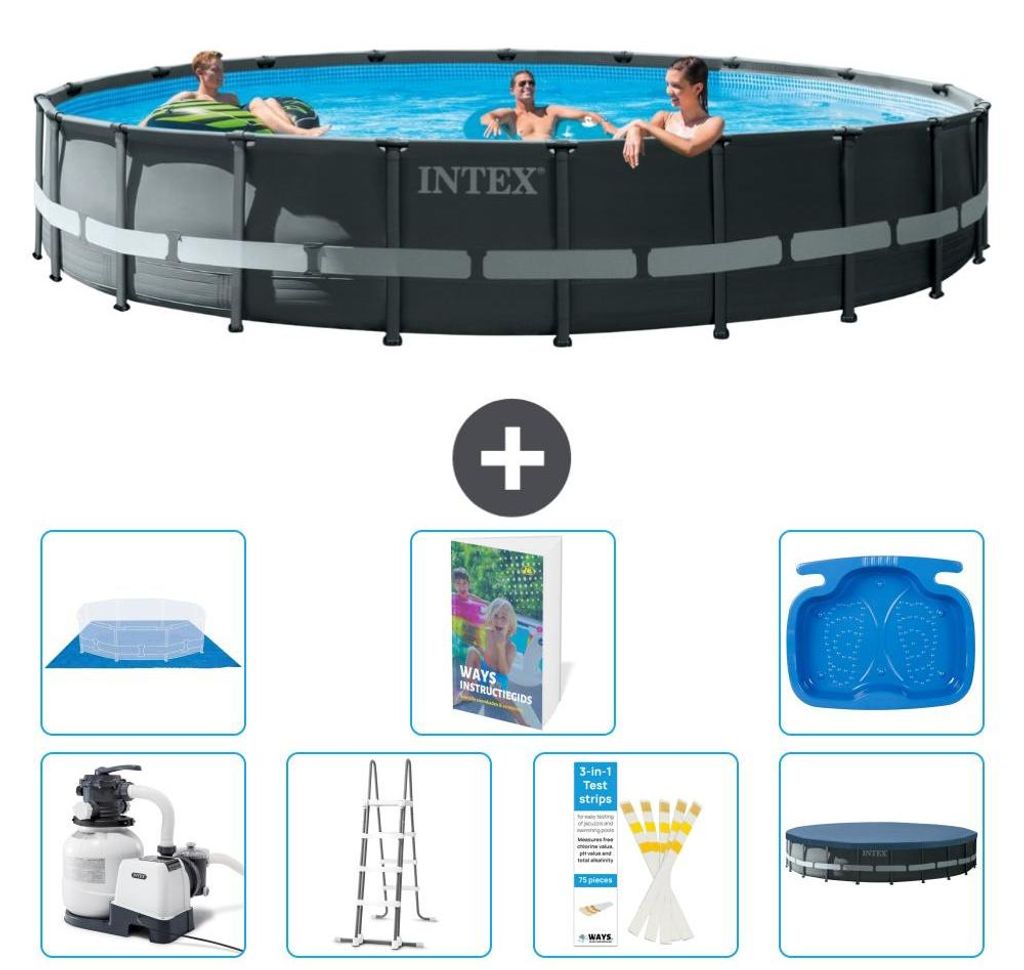 Ultra XTR Pool Rund - 610x122 cm - 8-teilig S662