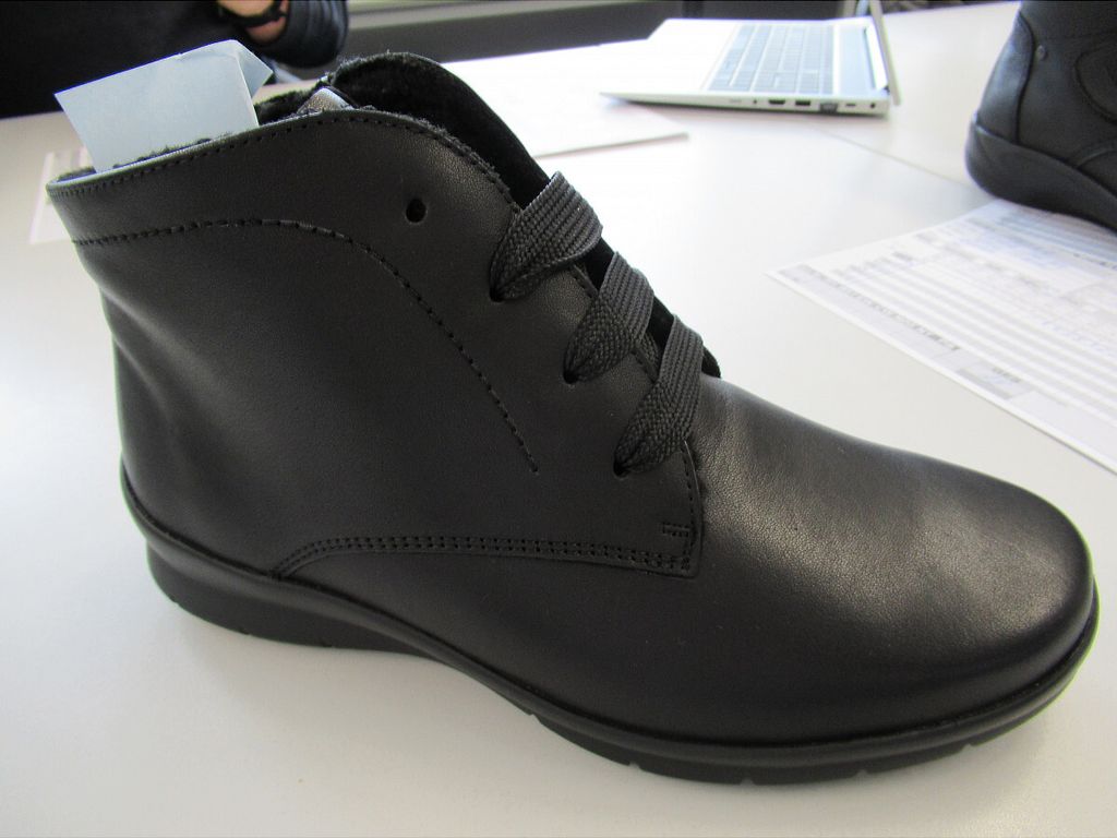 Semler Xenia Weit H Schnürstiefel Schwarz