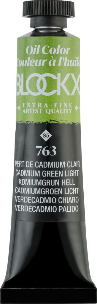 Blockx 3x Ölfarbe, Kadmiumgrün hell, Tube 20ml - Kadmiumgrün hell 212763BXC