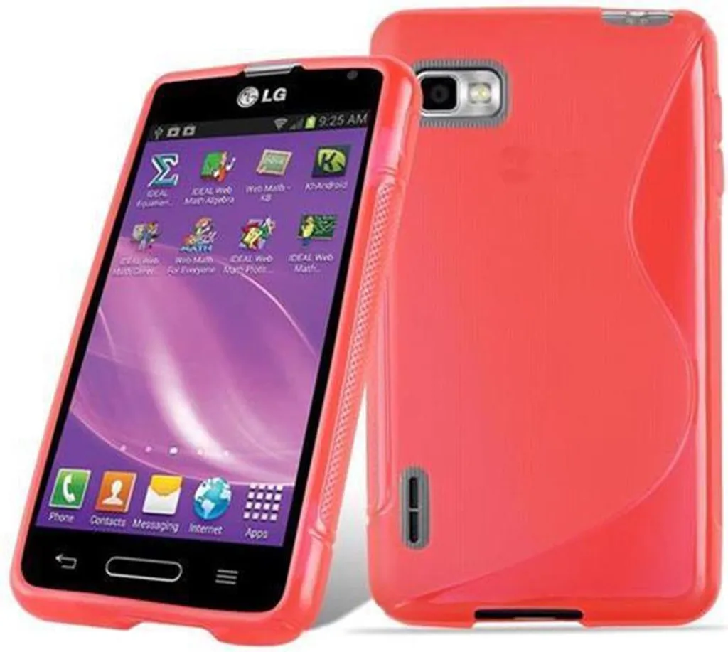 Dai Vita al tuo LG Optimus F3 con la Cover Cadorabo Rosso Fuoco