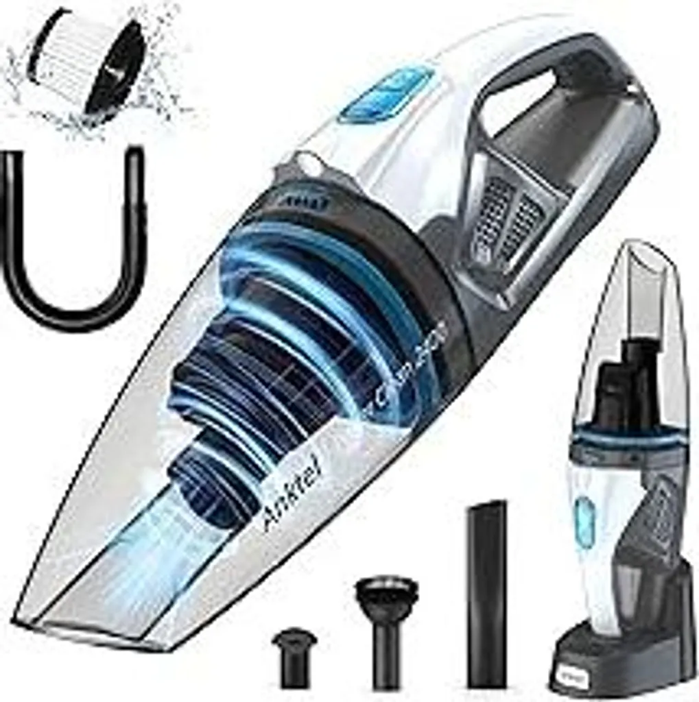 Aspirabriciole Potente PowerClean 2400 per Auto e Casa - Stop allo Sporco