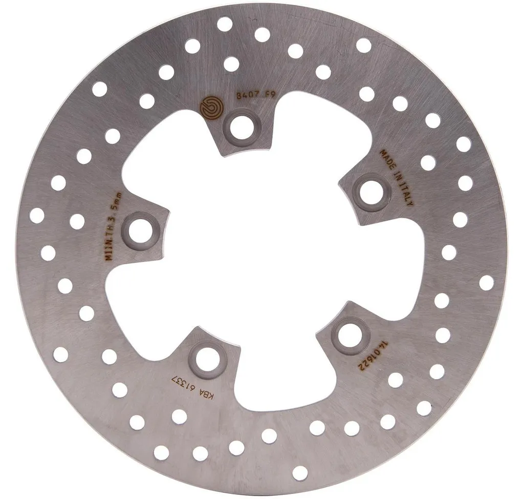 Disque de frein Brembo 68B407F9 pour entretien et remplacement moto