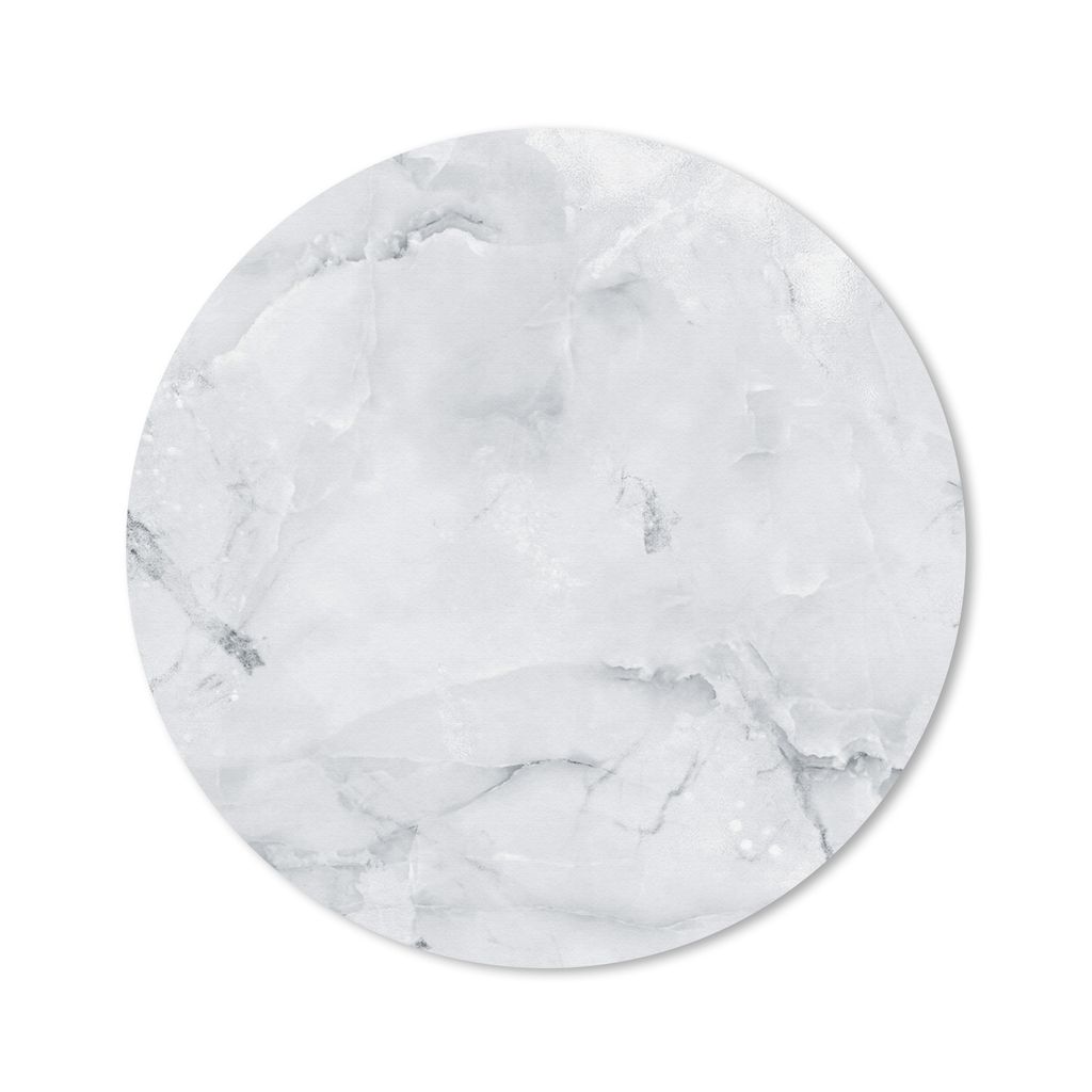 MuchoWow Mauspad Mousepad Marmor - Füllung - Weiß 30x30 cm - Mousepads - Maus Mat - Pad - Mausunterlage - Tischunterlage - Schreibtischmatten