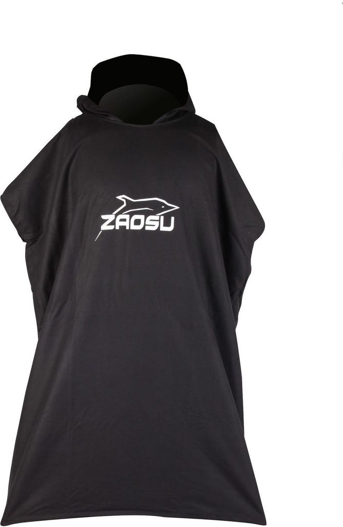 ZAOSU Poncho Towel Wärmemantel | unisex multifunktions Handtuch, Farbe:schwarz