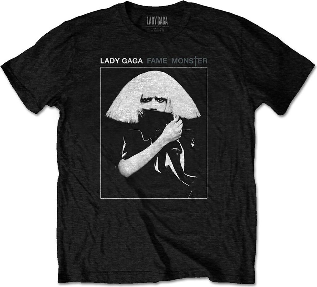Lady Gaga Fame Black S T-Shirt Produktbild 