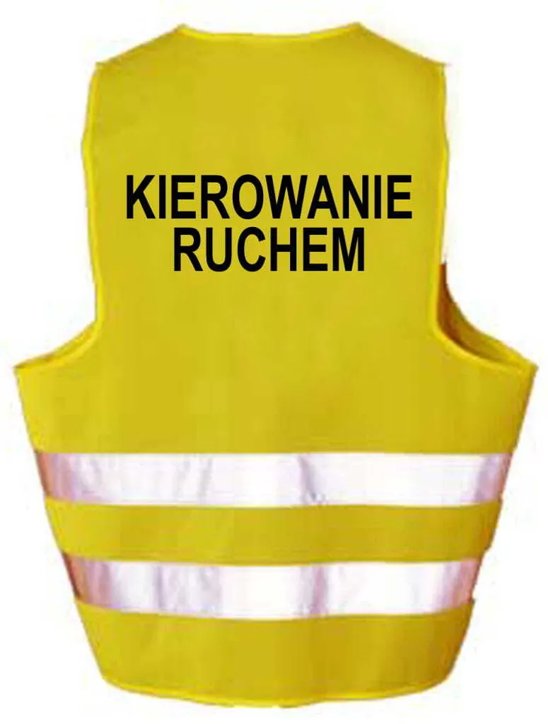 MOVIMENTO DIREZIONE - Gilet di segnalazione di lavoro riflettente stampato