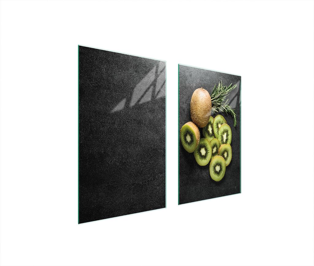 Glasschutzplatte Für Herd 75X52 Kiwi