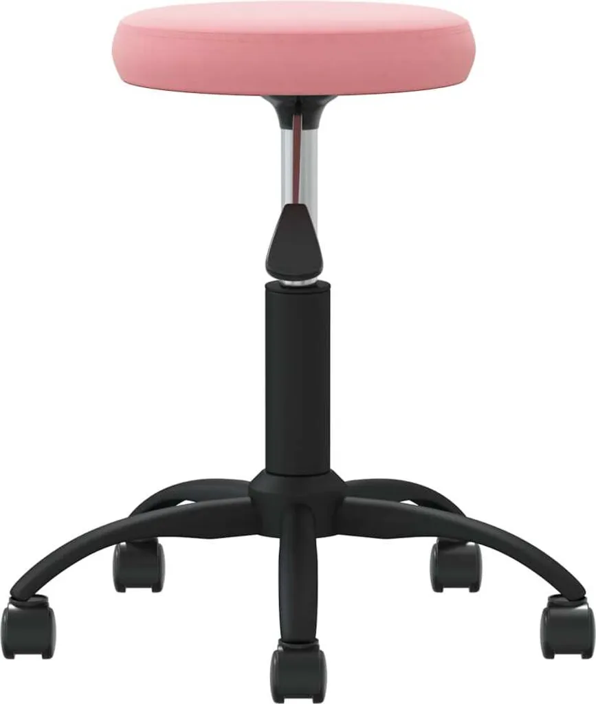 Tabouret de massage velours rose - Solution confort contre le mal de dos - 2