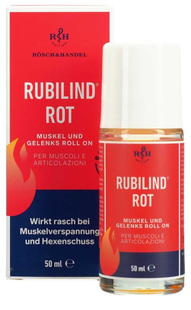 RUBILIND rot Muskel und Gelenks Roll-on 50ml PZN 15301003 Produktbild 