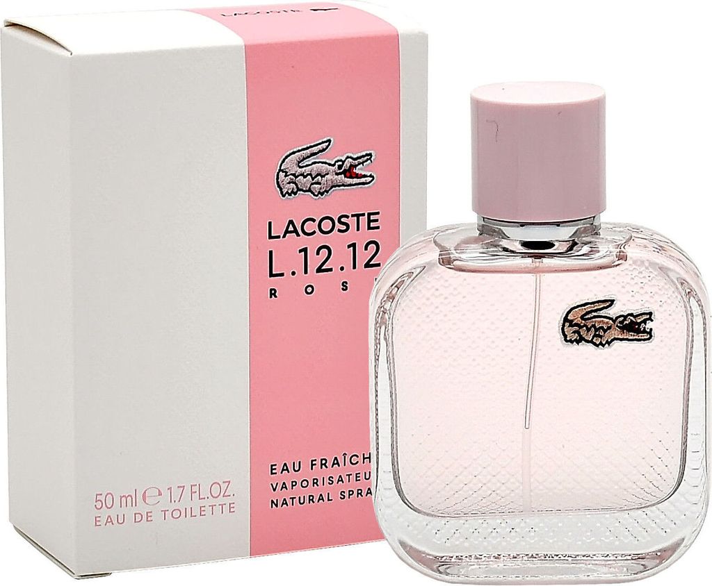Lacoste L.12.12 Rose Eau Fraiche Edt Spray 50 ml Immagine del prodotto 