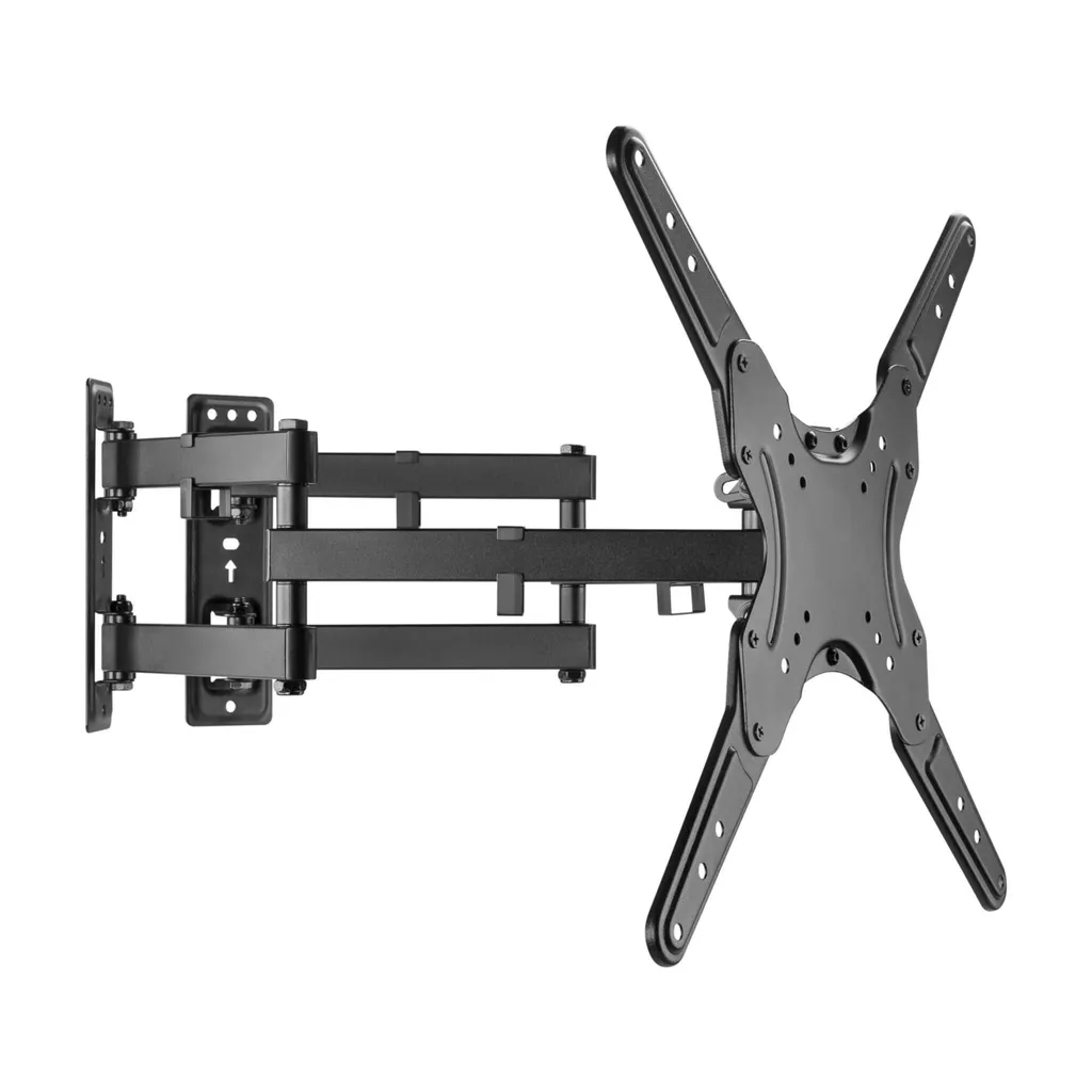 Support mural TV d'angle Reflecta FLEXO 55-4040TC gain de place séjour