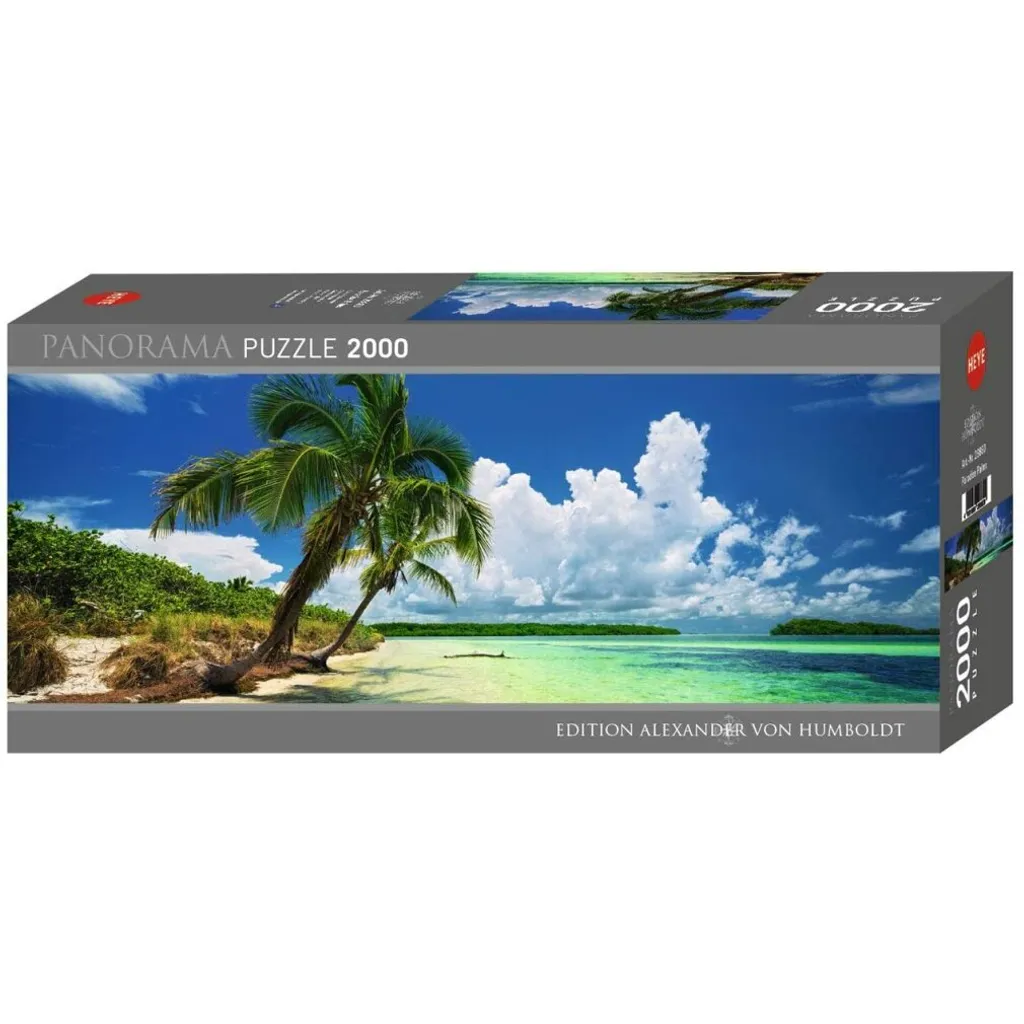 Puzzle panoramique 2000 pièces Édition Humboldt Paradise Palms Heye