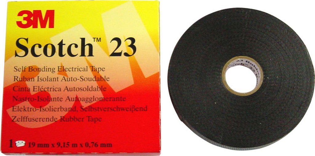 Selbstverschweißendes Isolierband, 19 mm x 9,15 m Scotch 23 7000007286 3M