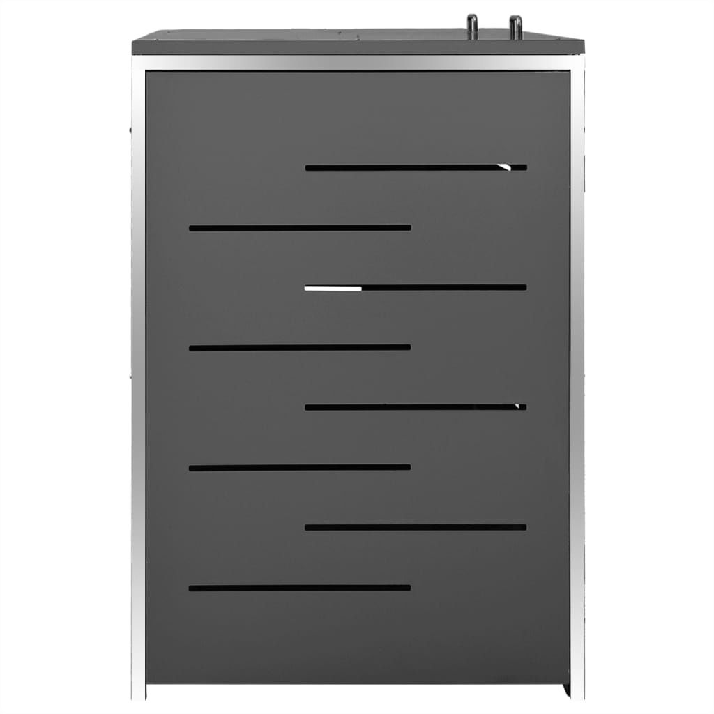 Box na odpadky pro 2 koše 138x77,5x112,5 cm nerezová ocel Obrázek produktu 5