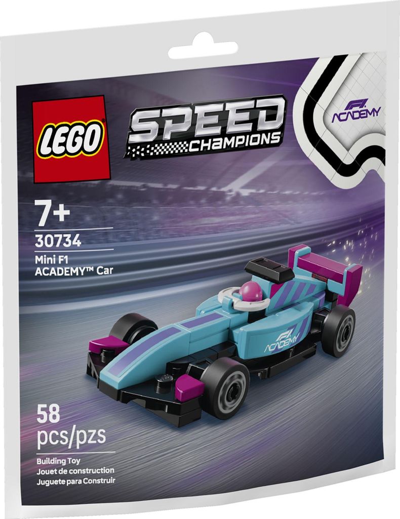 LEGO Miniatúrne auto F1 ACADEMY™, Stavebnica, 7 rok / roky, Obrázok produktu 