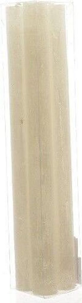 Wachskerze Spitzkerze weiß rustikal 25 cm 4er Set