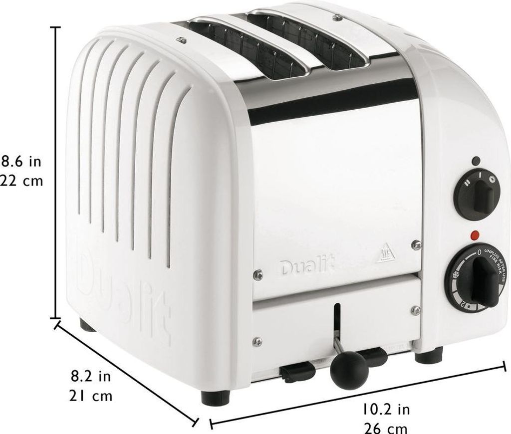 Dualit 2 slot NewGen, 1200W, 3,5 kg, 260 x 210 x 220 mm Produktbild 