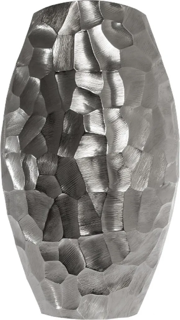 Vase Argenté Luxe pour Décoration de Salon et Réceptions Chic