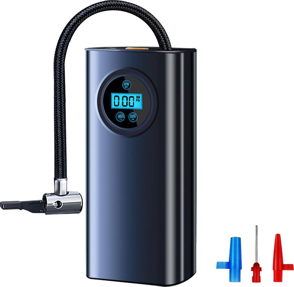 Auto-Luftpumpe, Wiederaufladbare Reifenpumpe, digital, Smart-Druck, automatisch stoppend
