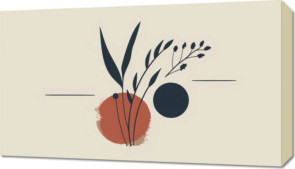 Tableau botanique 70x40 cm - Habiller un mur vide avec élégance naturelle