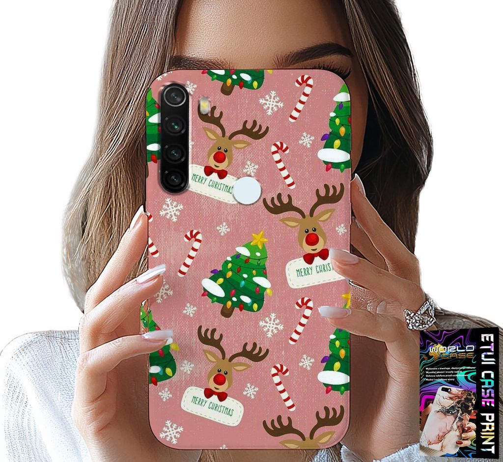 Gehäuse Für Xiaomi Note 8T - Weihnachtsbaum Rentier Weihnachtsbaum Designs