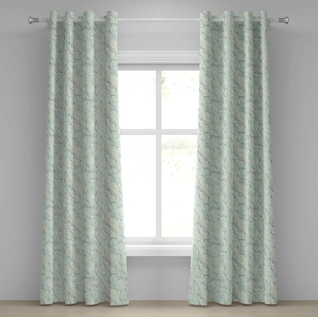 Tende Moderne ABAKUHAUS 2 Pannelli 280x225 cm Design Floreale Grafico