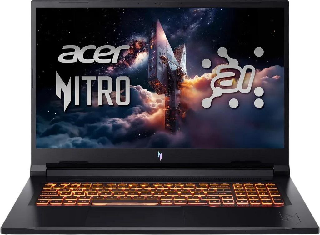 Acer Nitro V 17 AI ANV17-41-R2PT - 17.3", AMD Ryzen 7 260, 16 GB RAM, 1 TB SSD, NVIDIA RTX 5070, Windows 11 Home