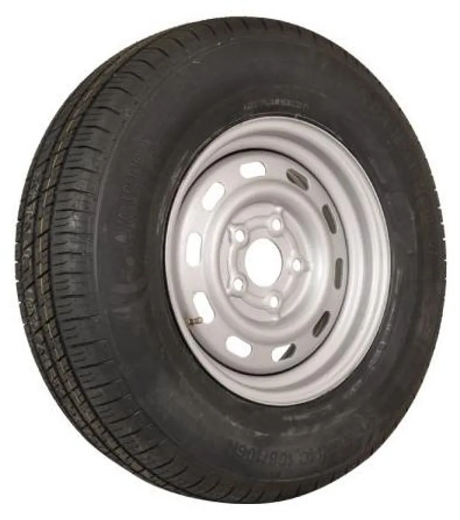 Roue Complète pour Caravane 195R14C 112/110R Jante Acier 5 Trous