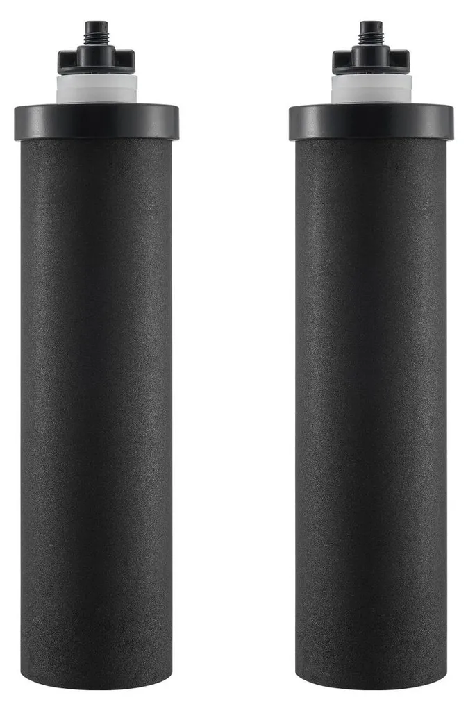Lot de 2 cartouches de charbon actif pour système de filtration par gravité