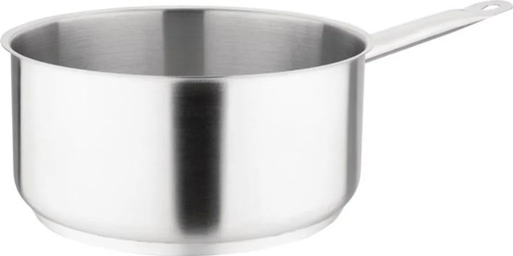 Grande casserole de cuisine 5L en inox 24cm Vogue - Matériel de Chef