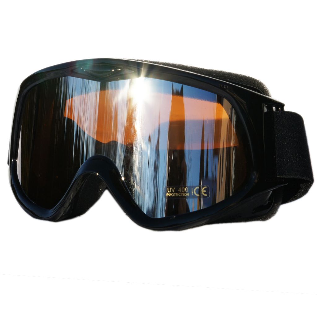 Skibrille Snowboard Augenschutz Skibrille Schutzbrille TPU-Rahmen+PC-Objektiv 