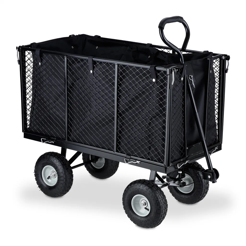 Relaxdays Carrello Alto da Giardino - Trasporto Pesante 500kg Professionale
