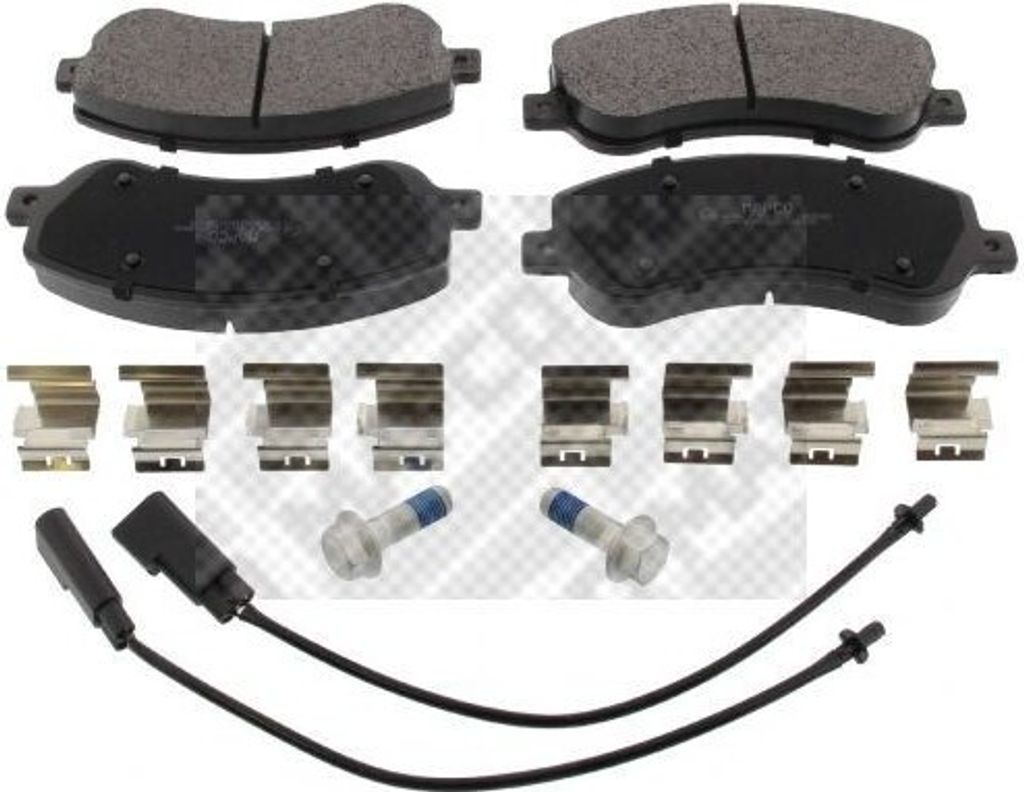 MAPCO Bremsbeläge Satz Vorne für VW Amarok Pickup (2HA, 2HB, S1B, S6B, S7A, S7B) 6694