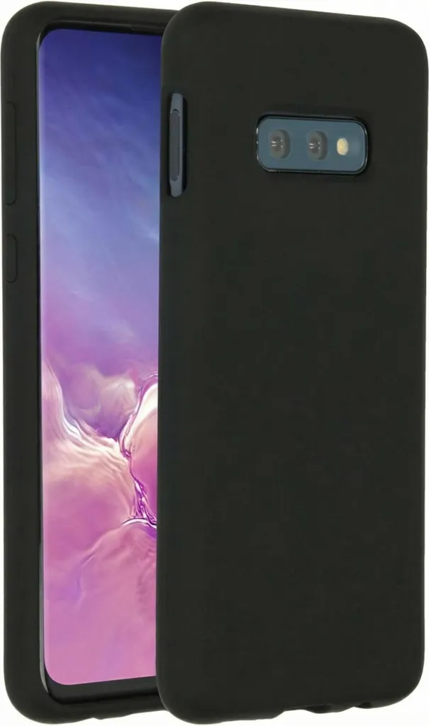 Samsung Galaxy S10e Cover Accezz Silicone Liquido Nero - Grip Sicuro