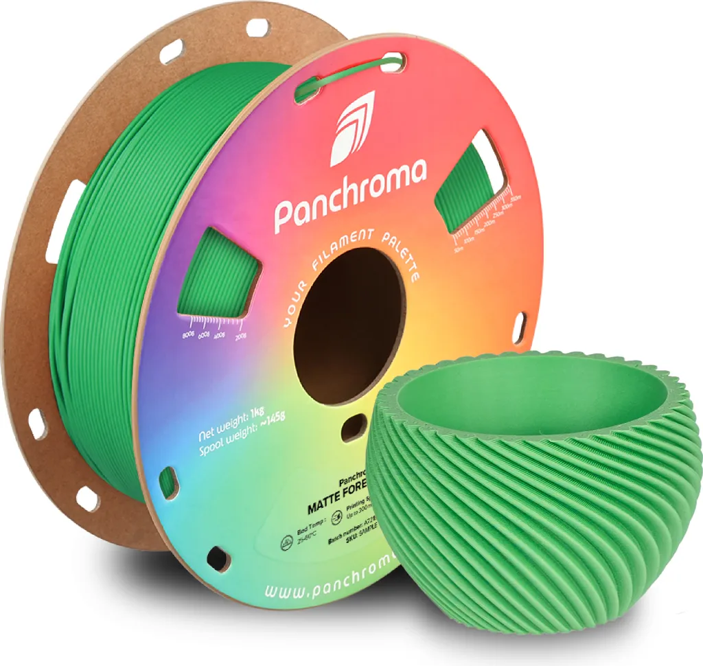 Polymaker CA04019 Panchroma PLA Matte: L'Eleganza del Forest Green - 1