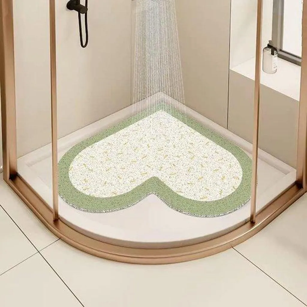 Tapis de douche anti-glisse 60x60 cm drainage efficace contre moisissure
