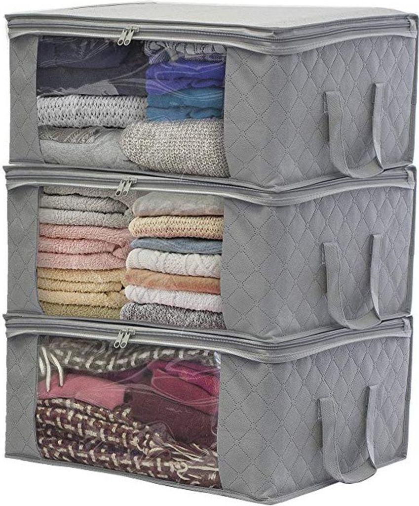 Faltbarer Quilt-Aufbewahrungskoffer Feuchtigkeitsbeständige, staubdichte Kleidertasche Home Organizer
