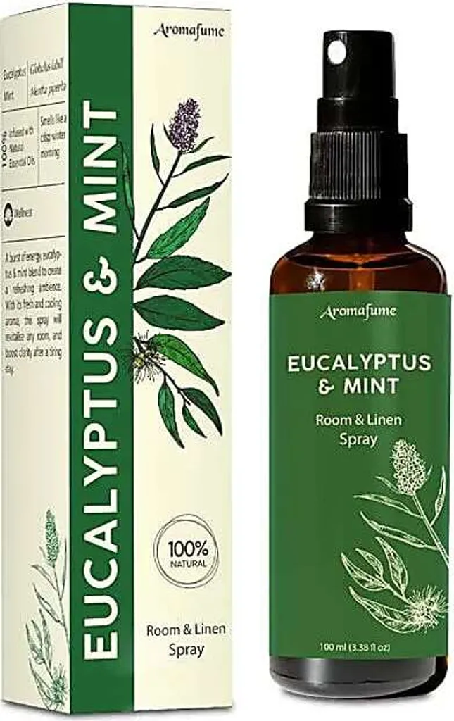 Spray Chambre Eucalyptus Menthe Aromafume - Pack de 3 Brumes de 100 ml