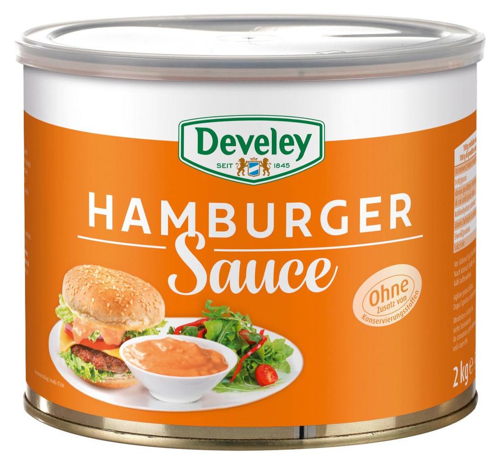 Develey Sos do hamburgerów o delikatnym smaku Puszka 2000g Zdjęcie produktu 