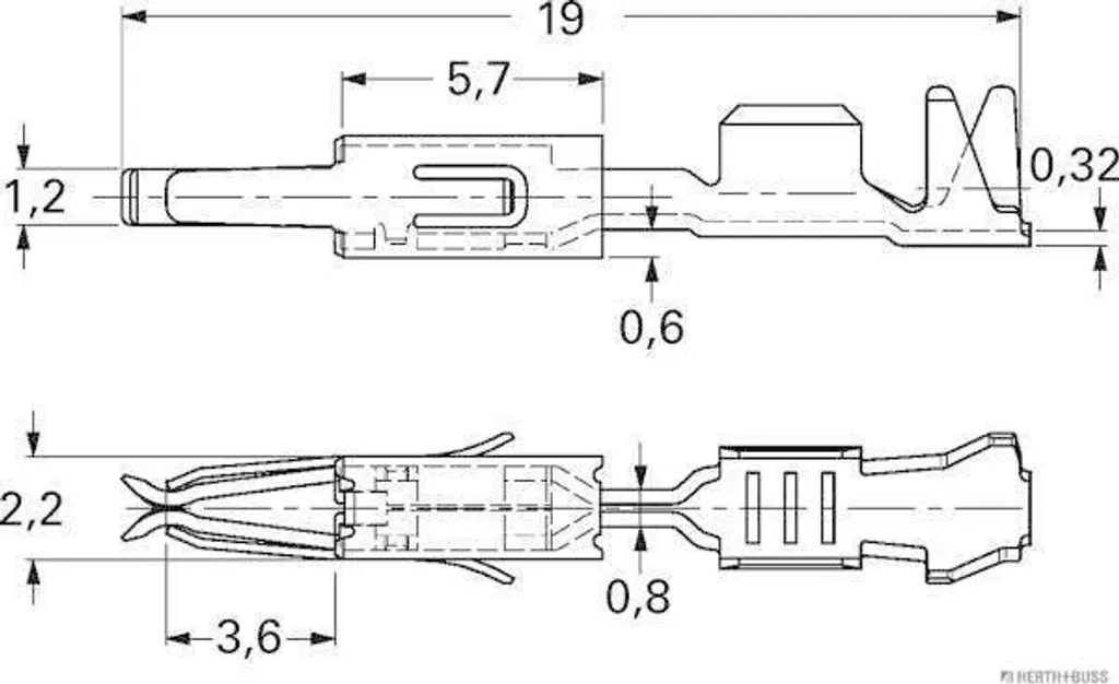Connettore Crimpare 50251902 HERTH+BUSS ELPARTS MT II - Offerta Online