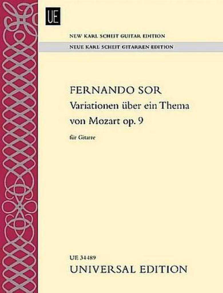 Variationen über ein Thema von Mozart - Partition Piano G. Henle Verlag