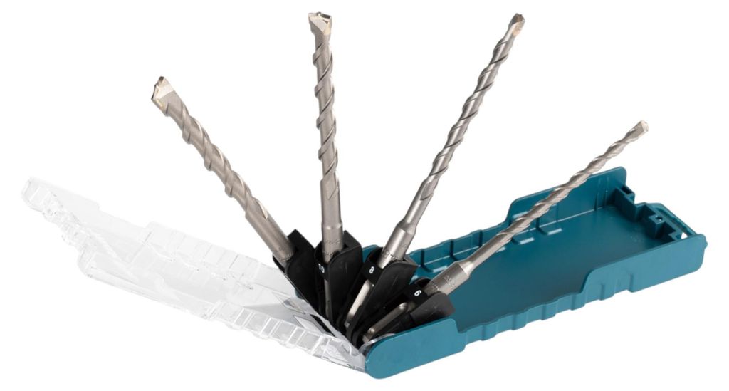 Makita Steinbohrer-Set SDS-plus 4-tlg, SDS-plus, Zweischneider, Zentrierspitze, 160 mm