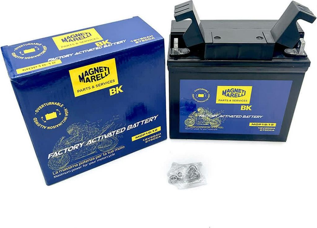 MAGNETI MARELLI Batterie 51913 einsatzbereit versiegelt vorgeladen 12V 20Ah 180X75X166mm