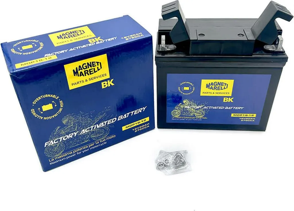 Batterie 12V 20Ah scellée Magneti Marelli 51913 sans entretien 12 V