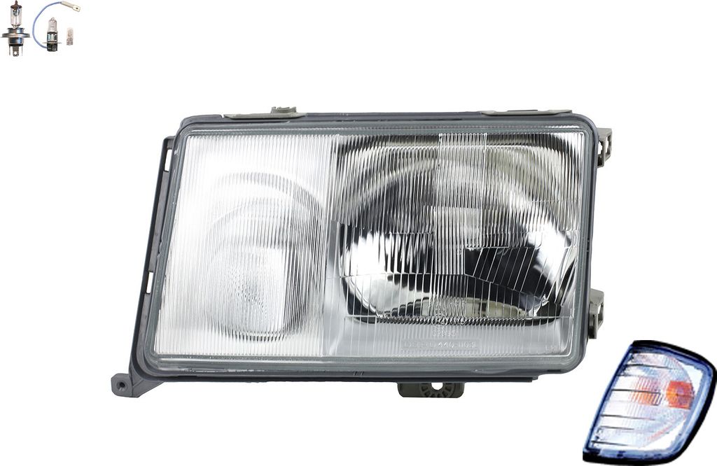 Johns, Scheinwerfer Osram Night Breaker Laser passend für Mercedes W124 Links Blinker 1248205961 1248203559 A1248205961 1248260943 A1248260943