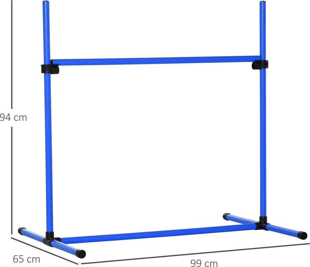 Huismerk Autobench PawHut Agility Hurdle Set Slalom Stick Obrázok produktu 3