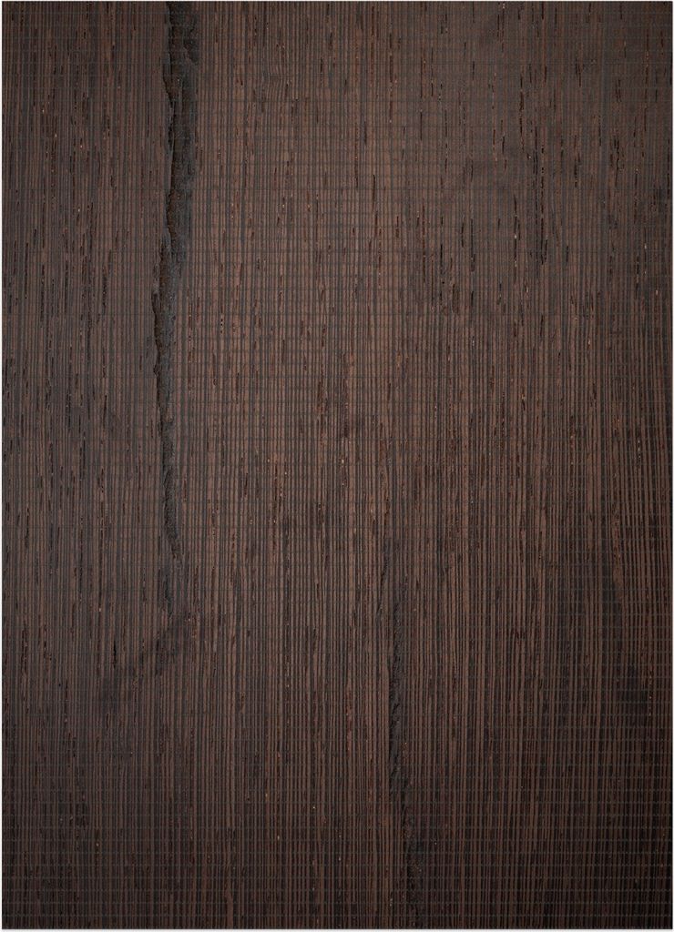 Wallario Duschmatte Antirutschmatte Badmatte Fußmatte Holz-Optik Textur dunkelbraunes Holz, Größe ca. 90 x 65 cm