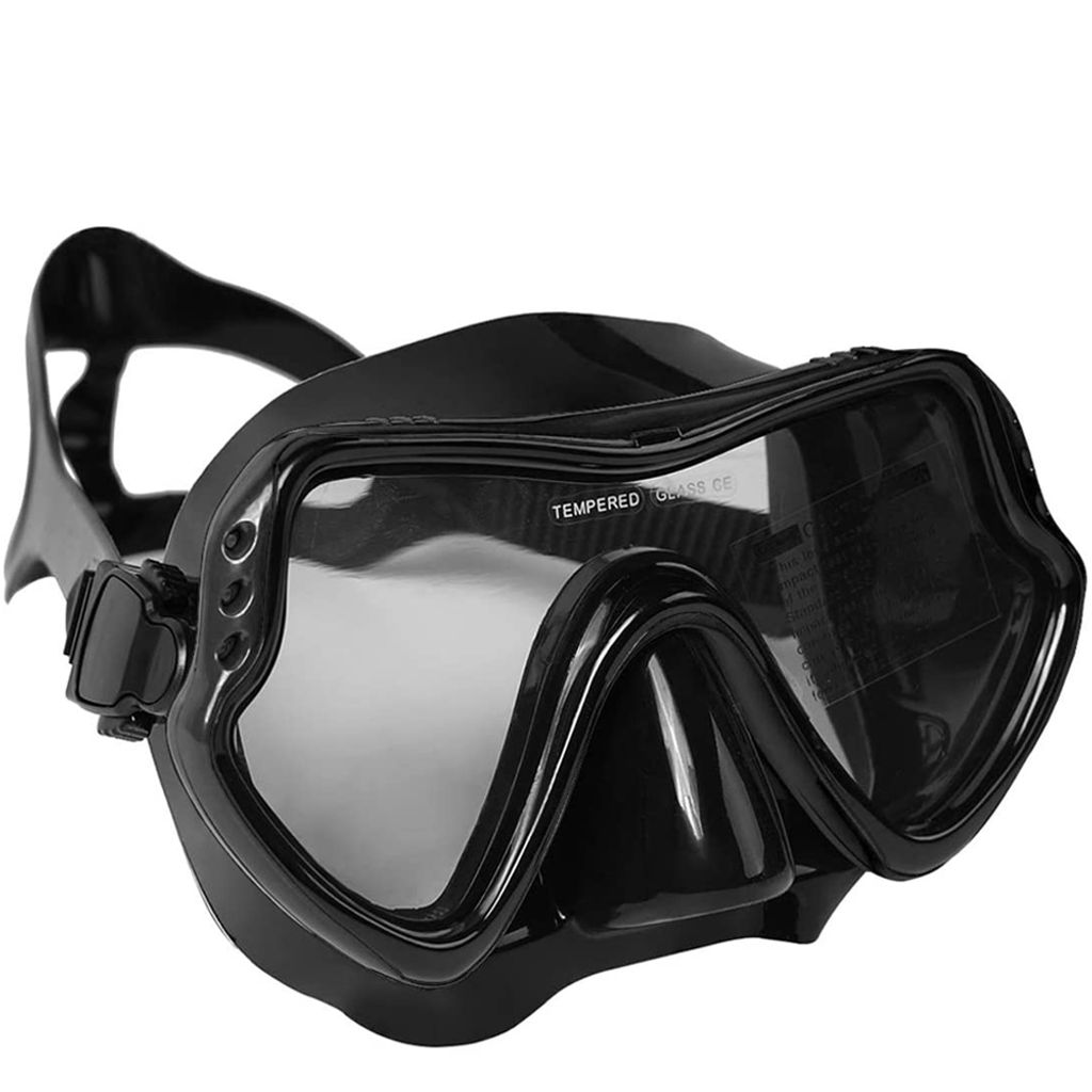 Tauchmaske Schnorchelausrüstung Erwachsene Taucherbrille Silikonrock 