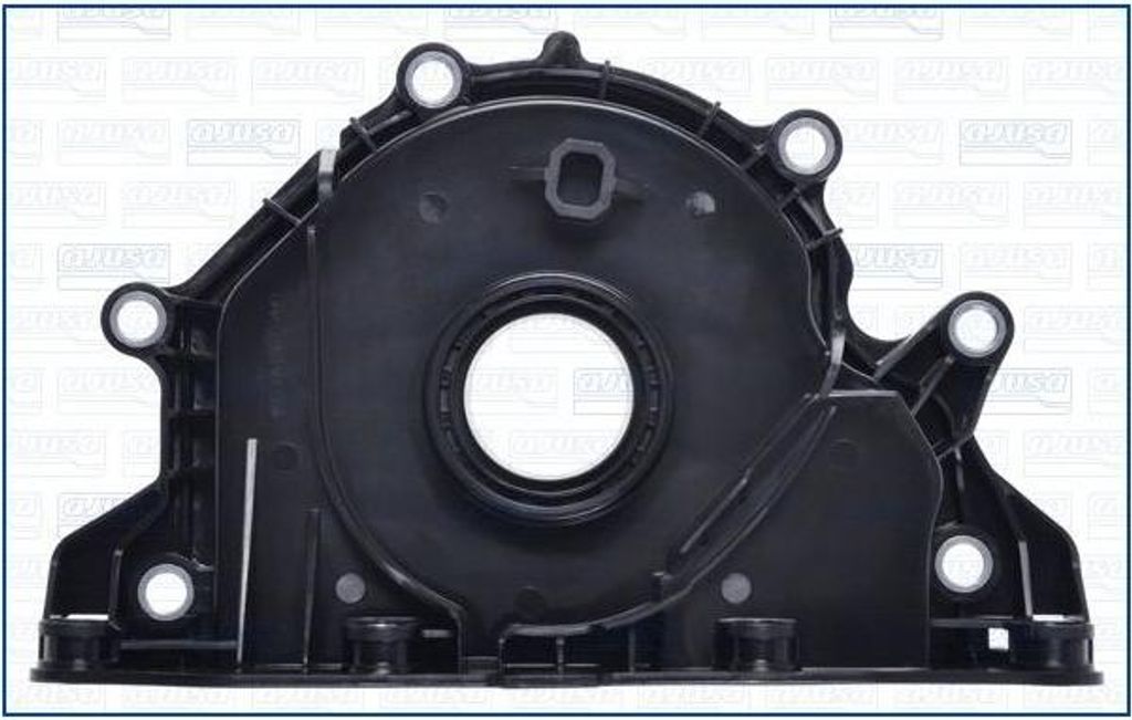 AJUSA 71010200 Kurbelwellensimmering für VW Golf VII Schrägheck (5G1, BQ1, BE1, BE2) Stirnseitig